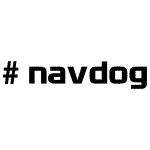 #navdog Stickers 210mmL x 40mmW