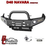 Single Hoop Full Replacement Bull Bar - D40 Navara / R51 Pathfinder