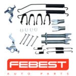 Febest Rear Brake Shoe Fitting Kit - Nissan Navara D40 All Variants